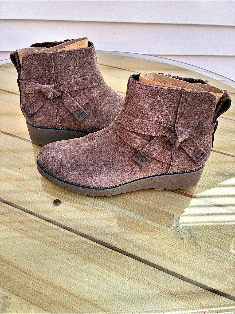 Tom’s Marlow Women's Brown suede Ankle Boots US 8 NWT